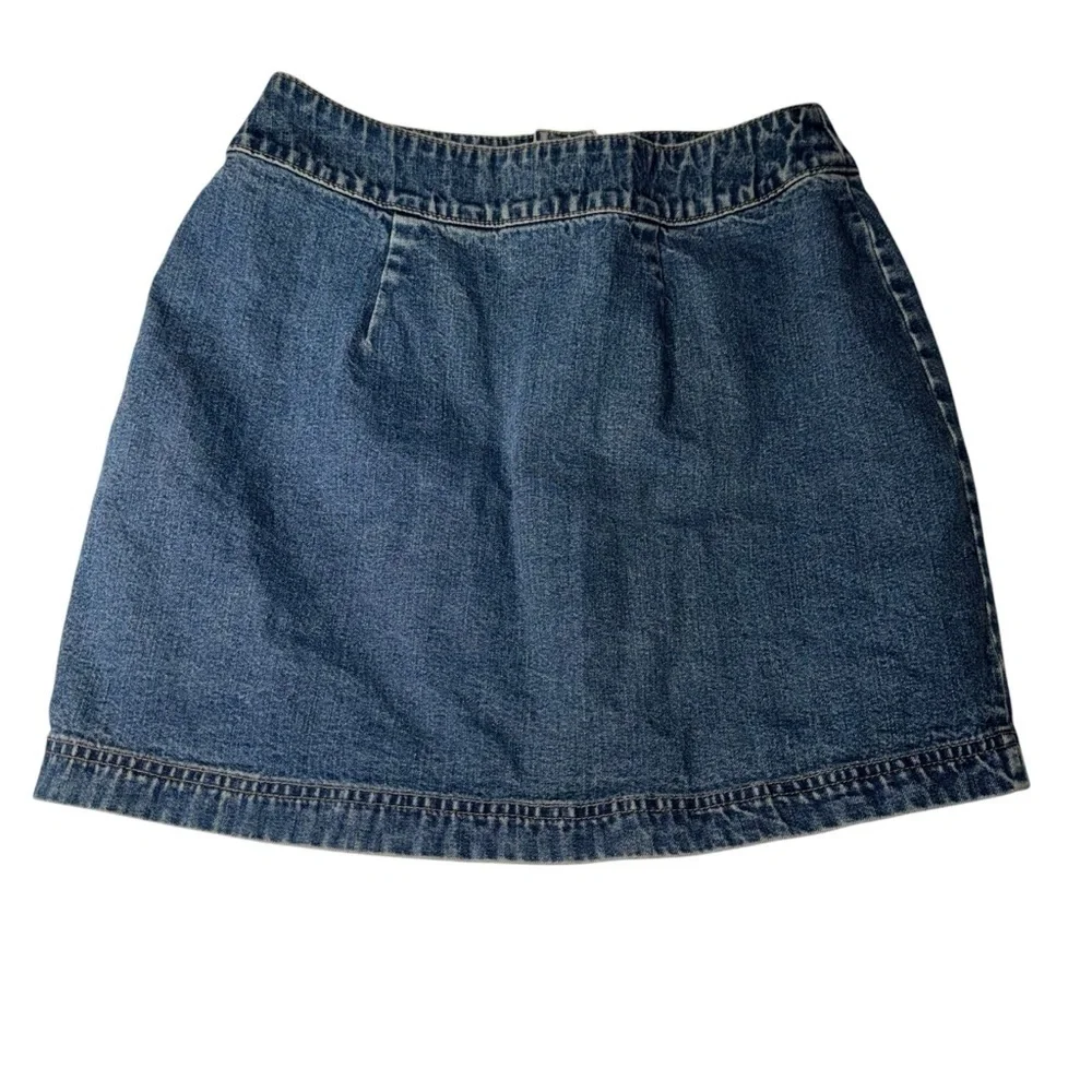 Gap Women’s Size 8 Denim Button-Front Skirt Hot Throwback Fashion Accessorie - Picture 3 of 6